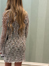 Flair Sleeve Knit Dress