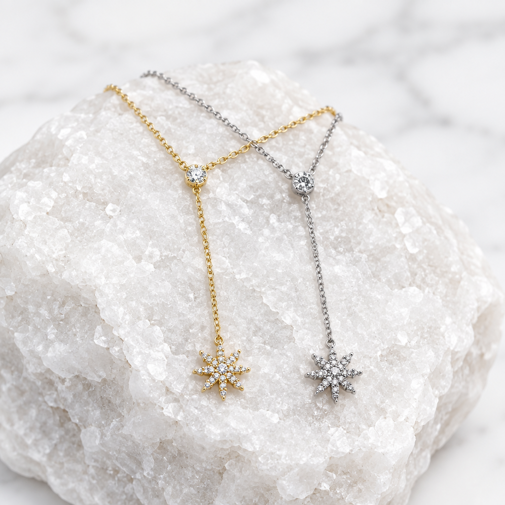 Starburst Y Necklace