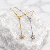 Starburst Y Necklace