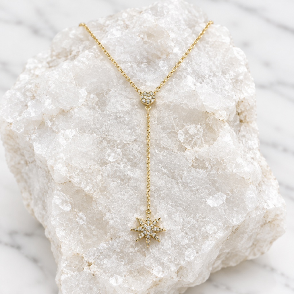 Starburst Y Necklace
