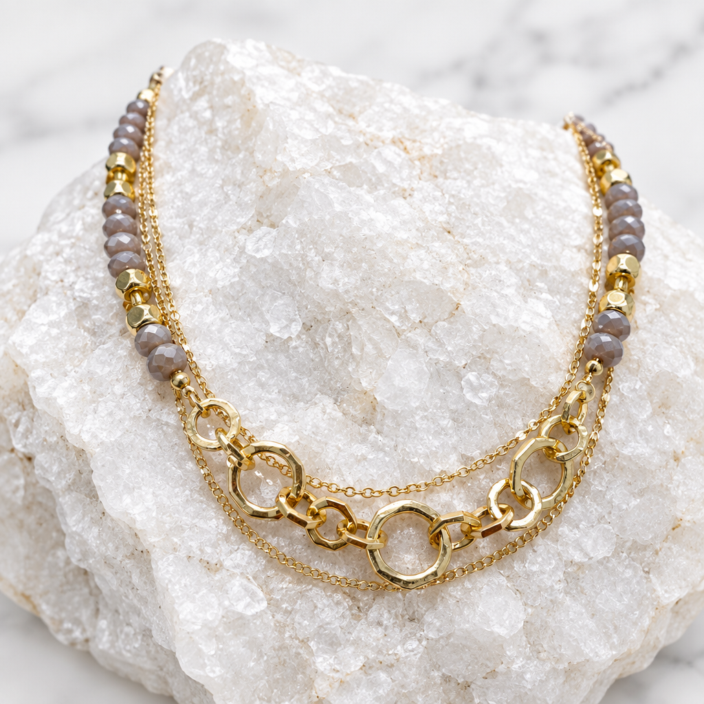 Ombre Ring Necklace