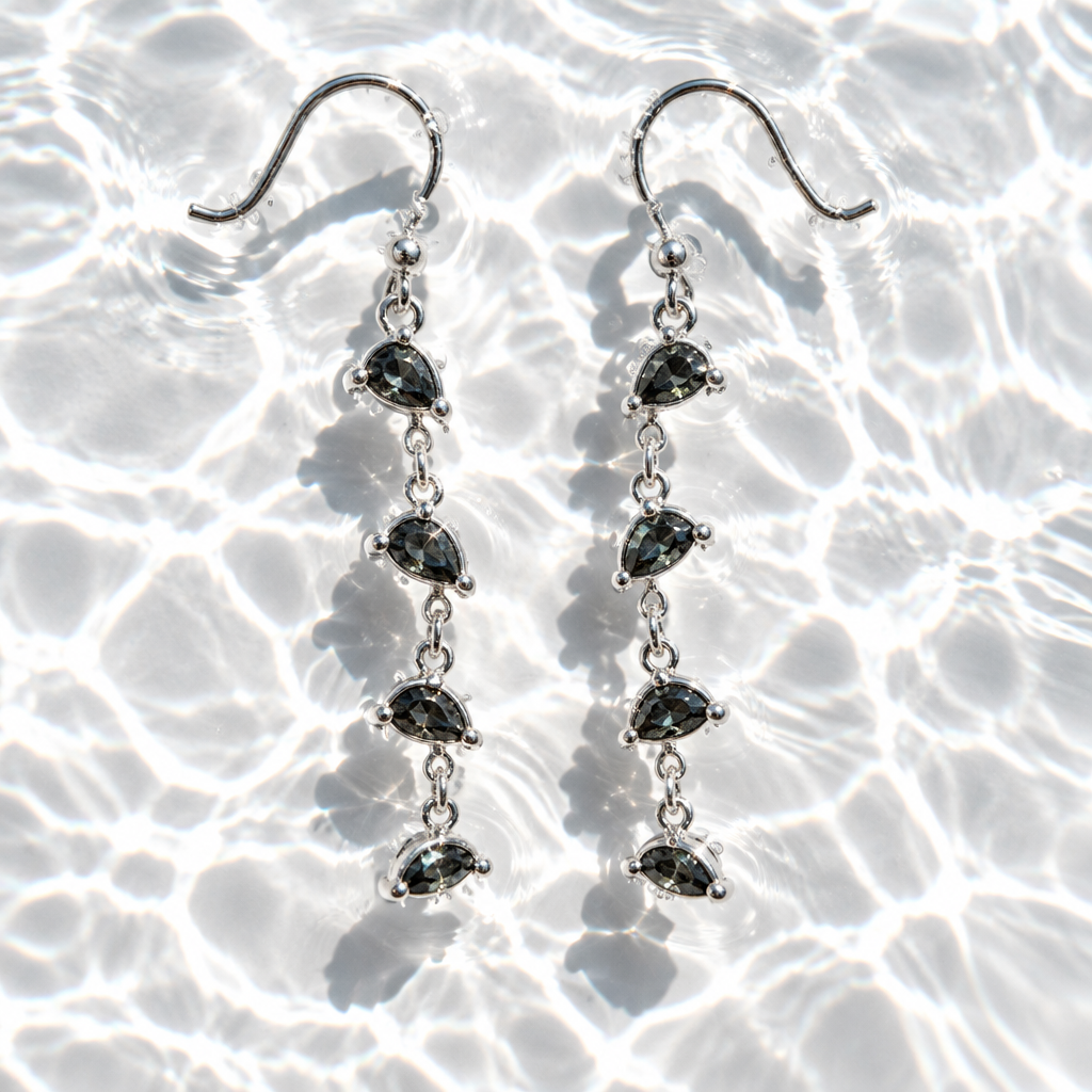 Silver Smoke Earring
