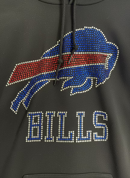 Rhinestone Buffalo Bills Hoodie