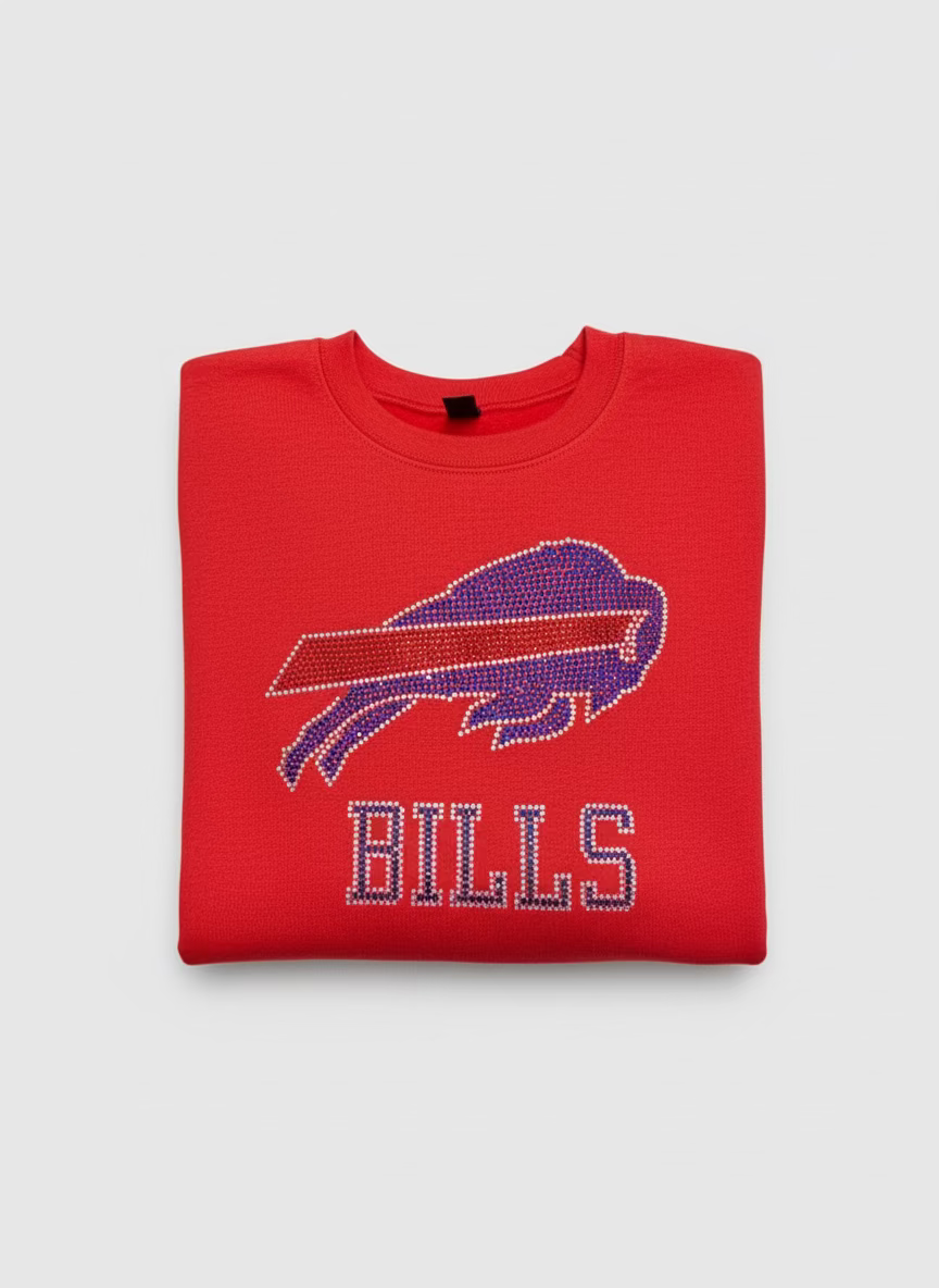 Rhinestone Buffalo Bills CN sweatshirt