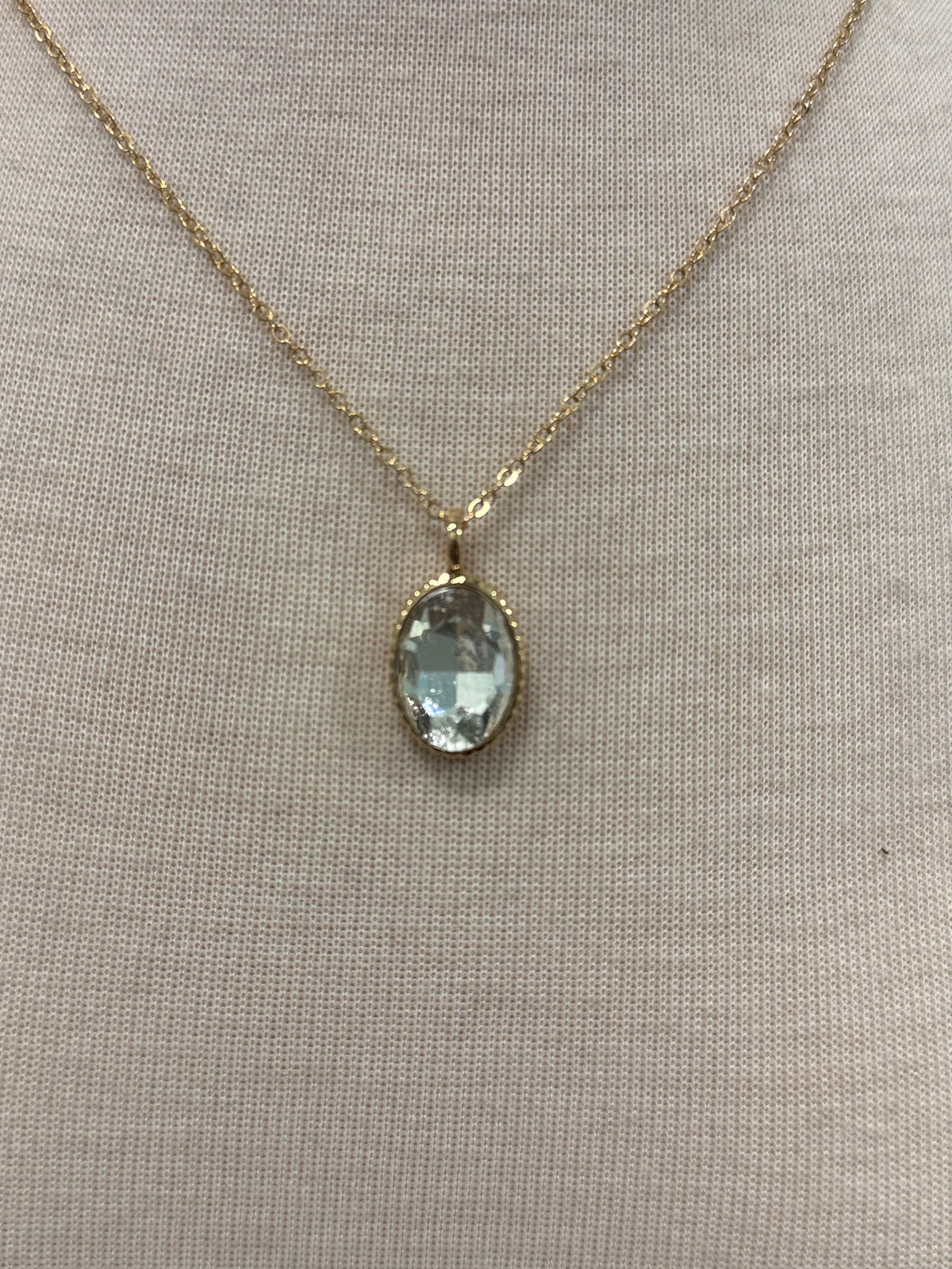 Oval Charm Necklace