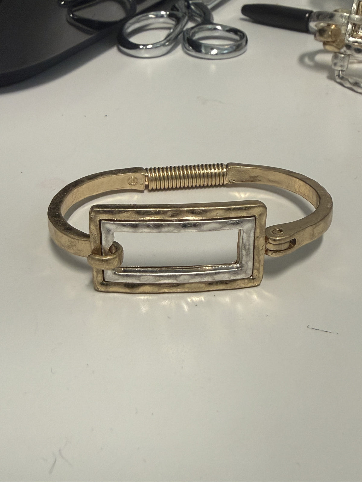 Spring w/ Hook bracelet Rectangle