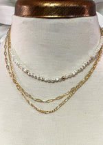 3 Layered Pearl Necklace