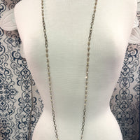 Champaign Infinity Beaded Necklace