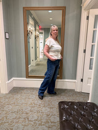 Stripe Lightweight Short Sleeve Knit Cardigan