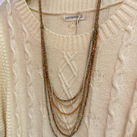 7 Strand Fall Necklace