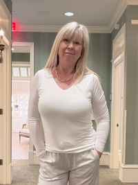 LS V Neck Top