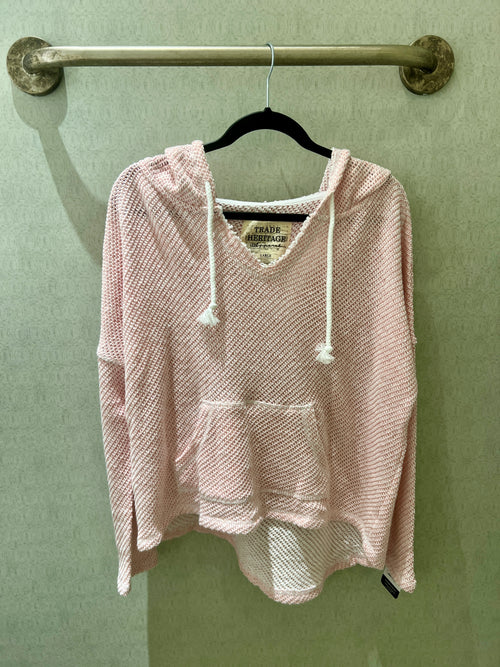 Baja Knit Pull Over Hoodie