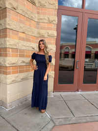 Ruffle Peasant Dress