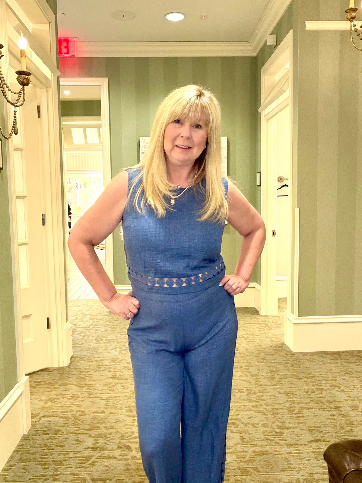 Lace Trim Detail Top