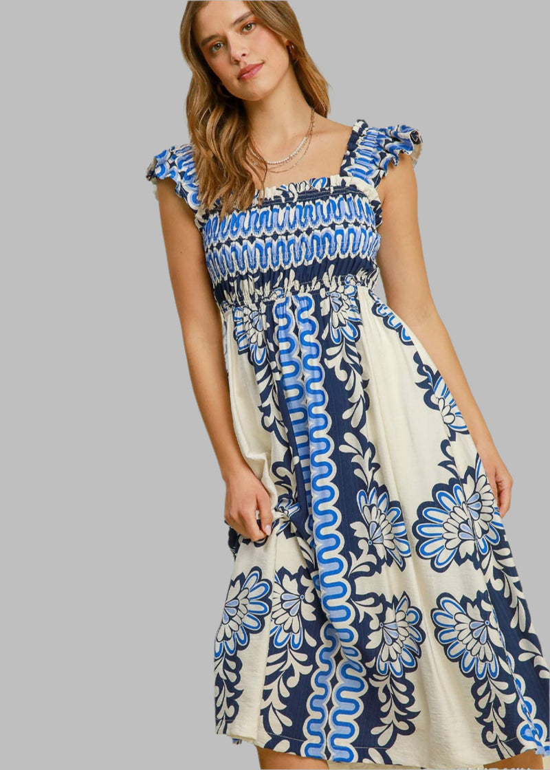 Blue Mix Sundress