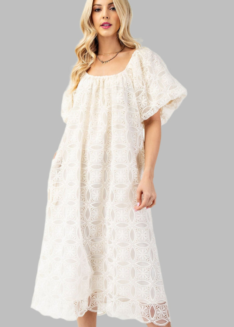 Lace Midi Dress