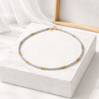 Alternating Dorika Bead Necklace - Chandeliers Boutique ny