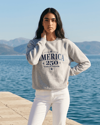America Crew Neck - Chandeliers Boutique ny