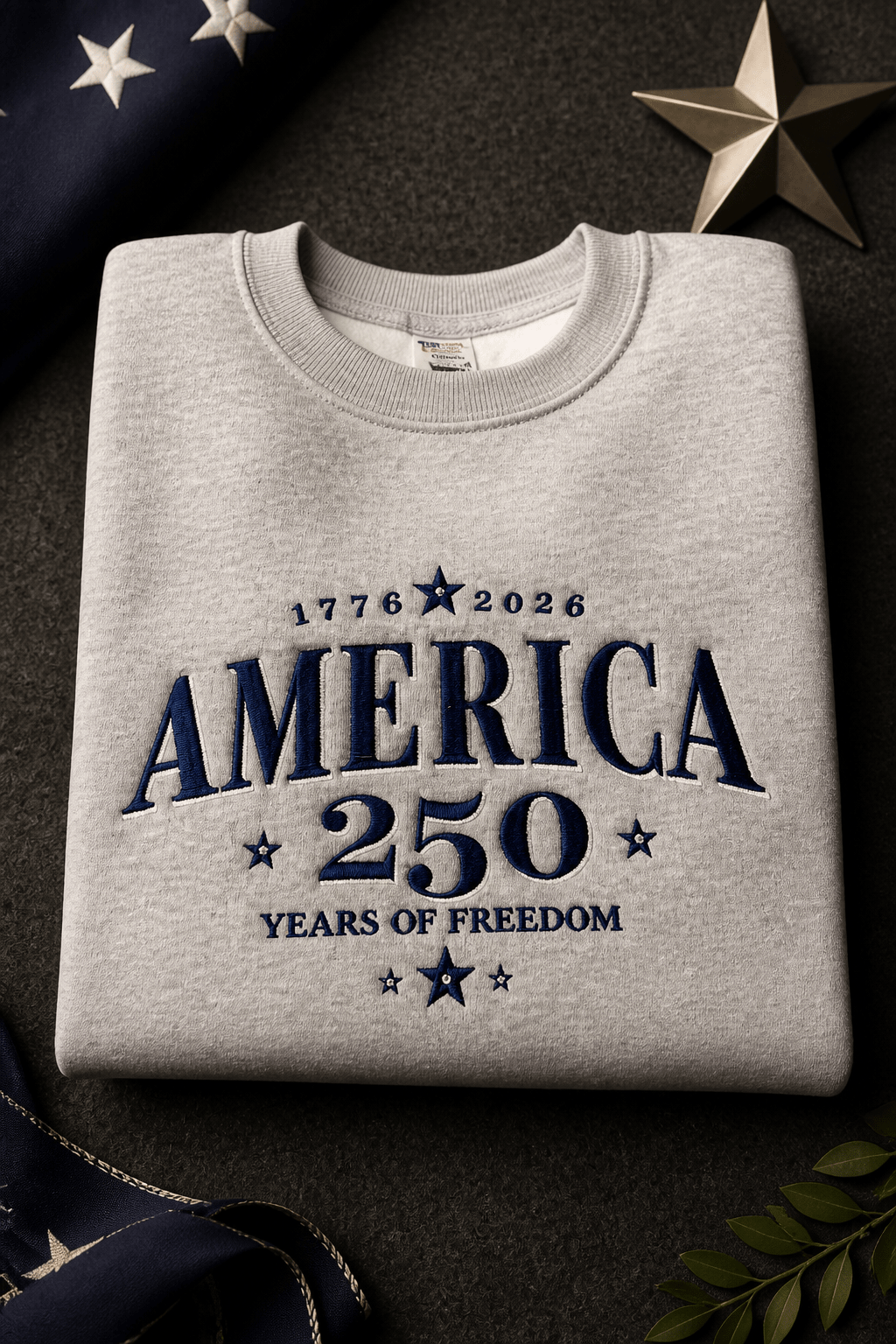 America Crew Neck - Chandeliers Boutique ny