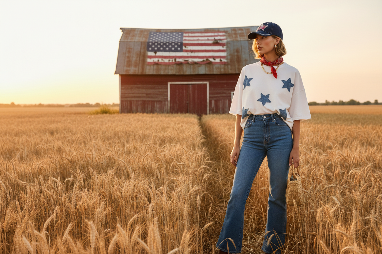 Americana Collection Hero Banner with Barn