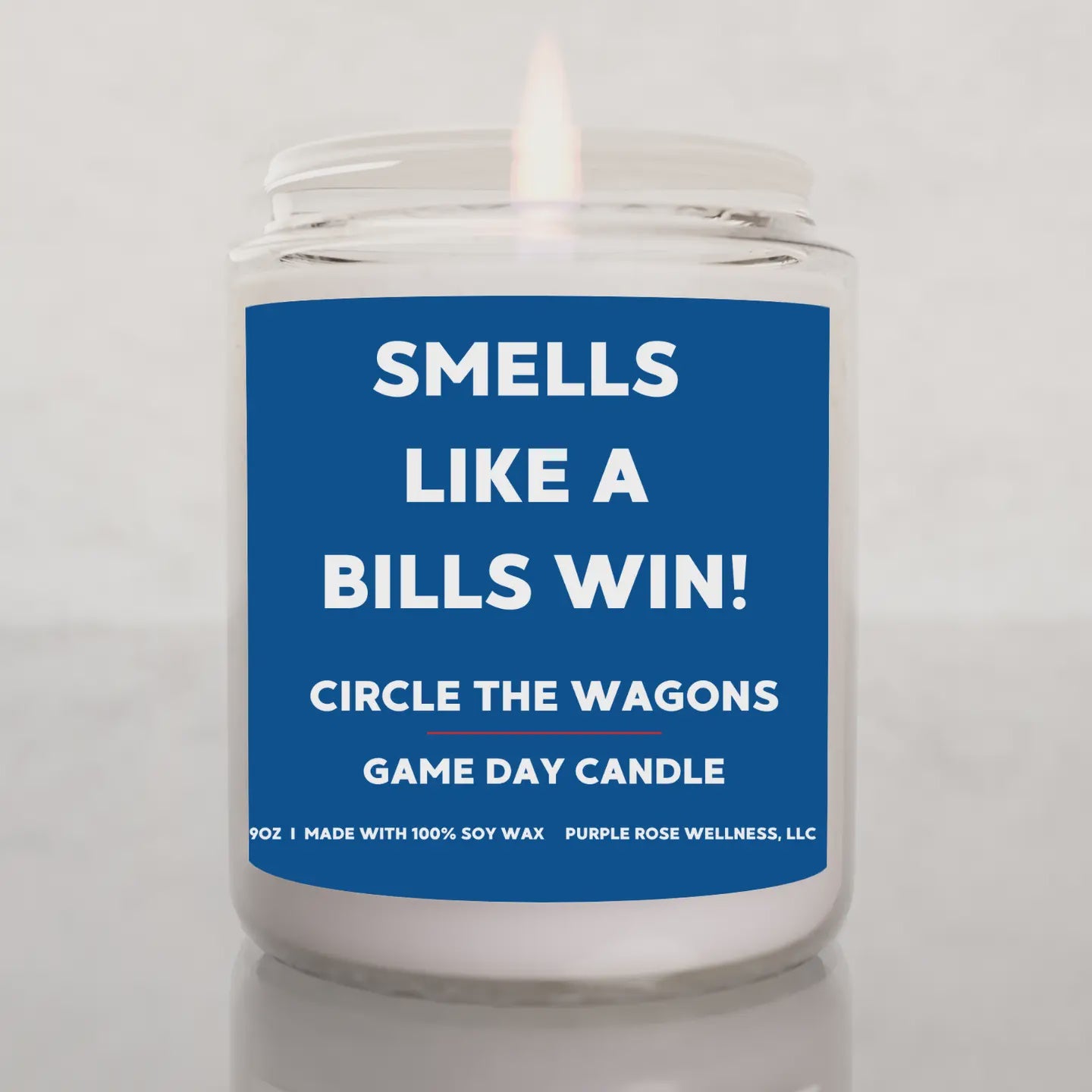 Buffalo Bills Football Candle