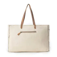 Wildmandala Weekender Bag In Ivory W Vintage Print