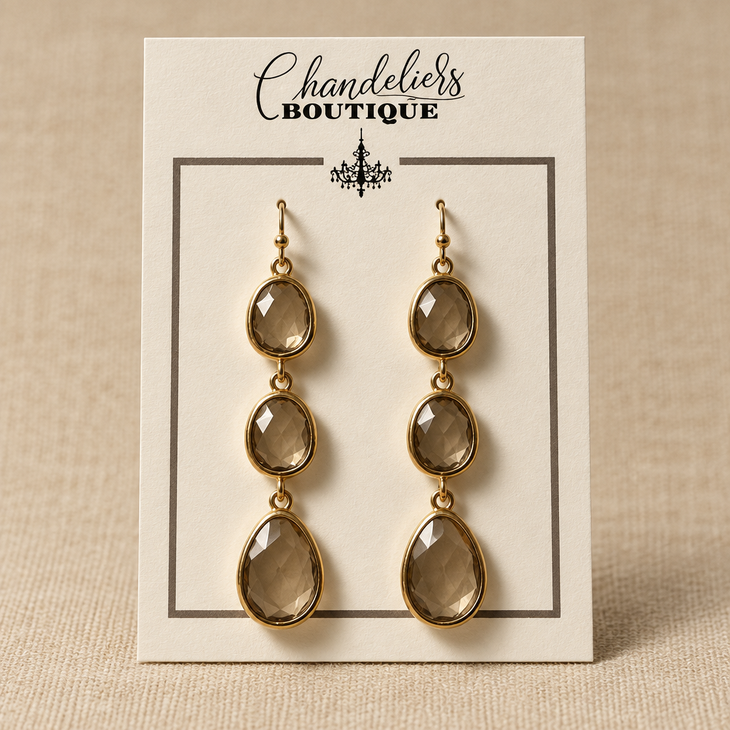 3 Drop Earrings