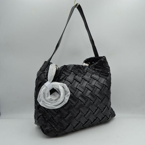 Basket Weave Tote - Chandeliers Boutique ny