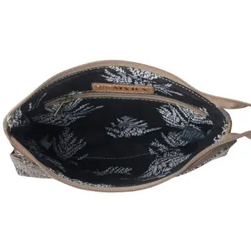 Wildprint Trail Vintage Crossbody Bag In Olive