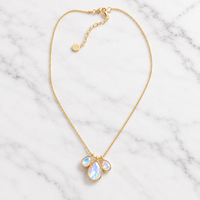 Opal 3 Charm Necklace