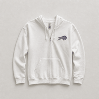 Bills Rhinestone Zip Hoodie - Chandeliers Boutique ny