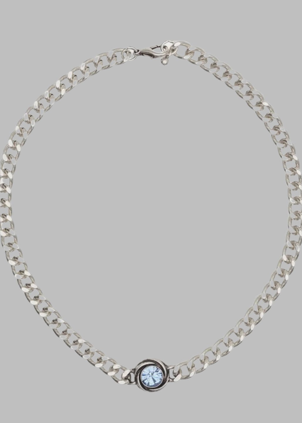 Blue Dream Pewter Necklace - Chandeliers Boutique ny