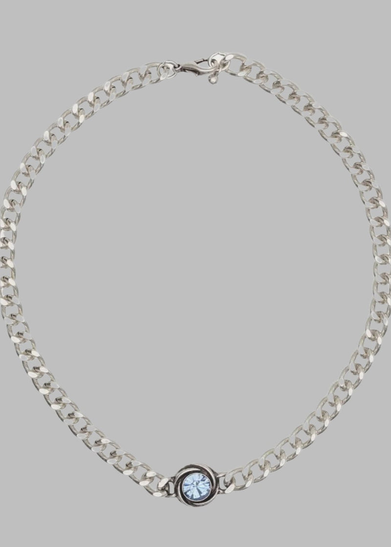 Blue Dream Pewter Necklace - Chandeliers Boutique ny