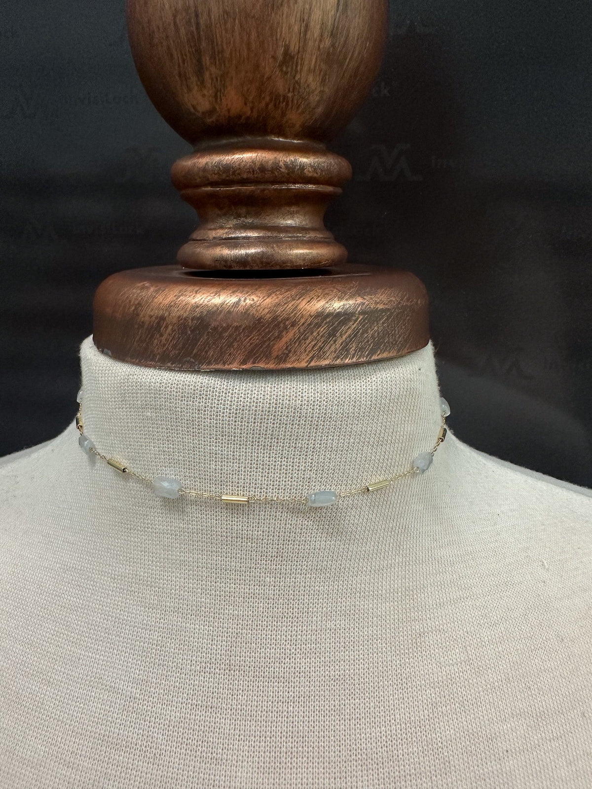 Blue Ice Necklace - Chandeliers Boutique ny