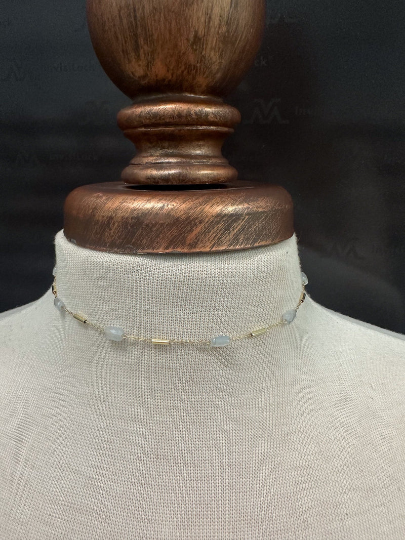 Blue Ice Necklace - Chandeliers Boutique ny