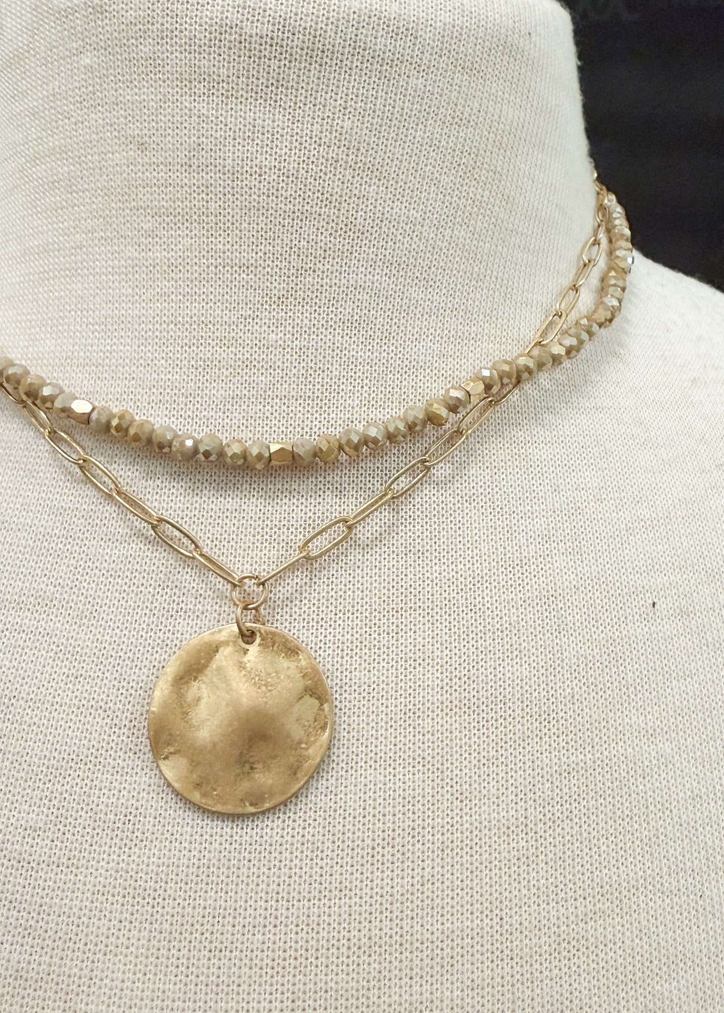 Bronze Night Necklace - Chandeliers Boutique ny