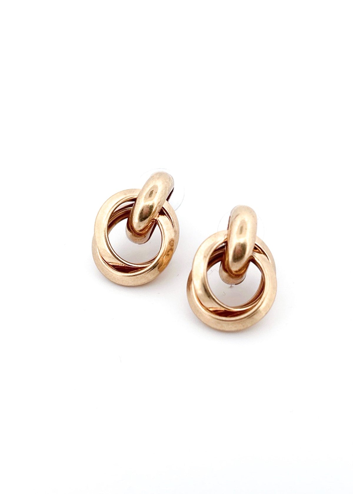 Brushed Twist Earrings - Chandeliers Boutique ny
