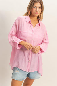 Button - down Blouse - Chandeliers Boutique ny