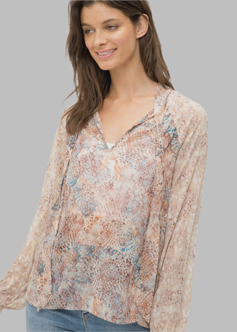 Tie Neck Blouse