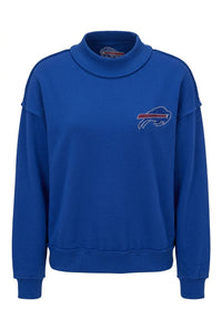 Rhinestone bills Mock Neck