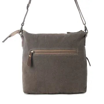 Wildprint Trail Vintage Crossbody Bag In Olive