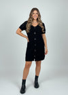 Cable Knit Button Up Sweater Dress - Chandeliers Boutique ny
