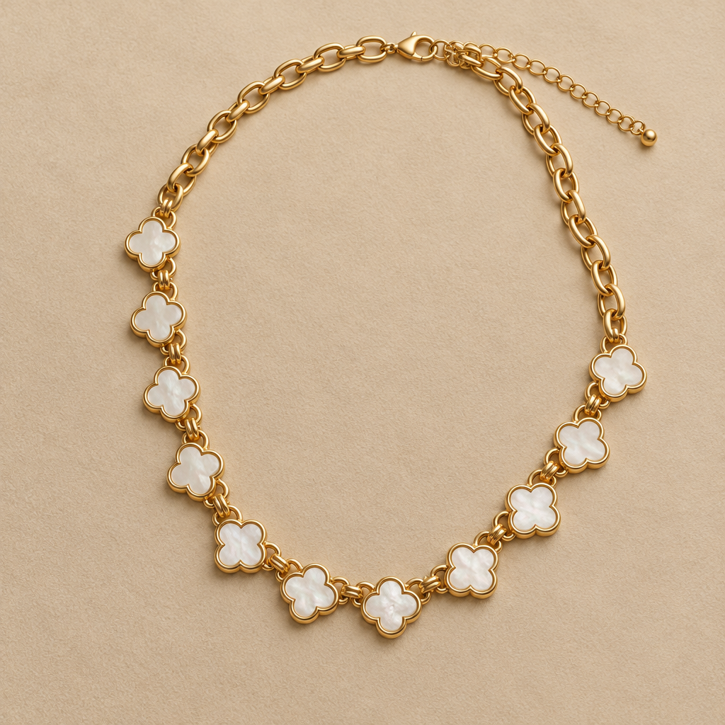 Subtle Clover Necklace