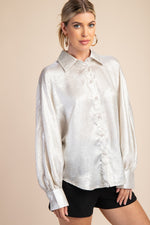 Voluminous Sleeve Blouse