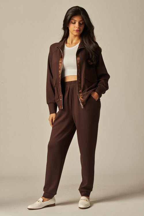 Cuffed Hem Sweat Pant - Chandeliers Boutique ny