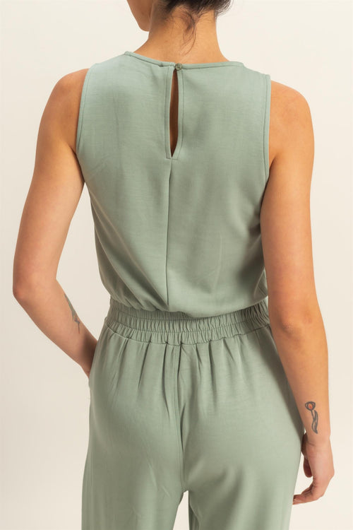 Full Length Sleveless Romper
