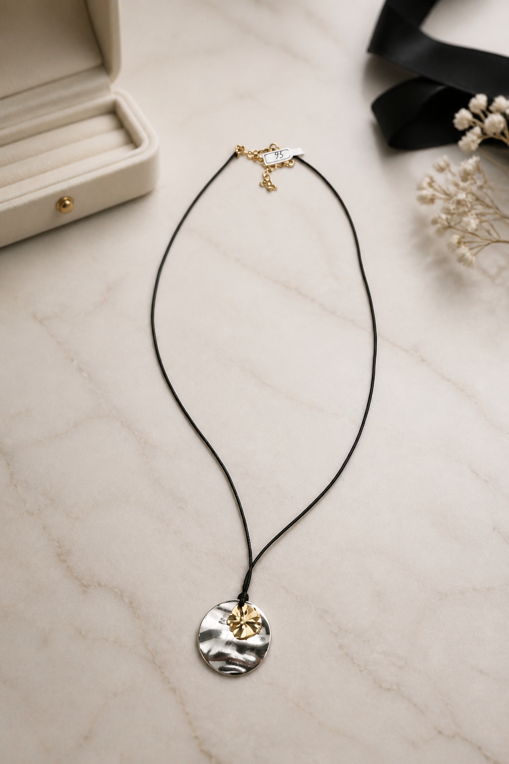 Double Disk Necklace