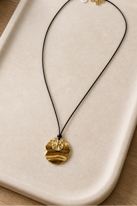 Double Disk Necklace