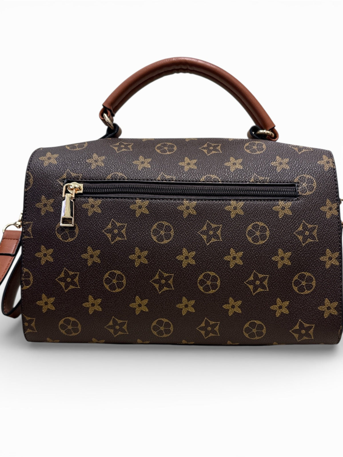 Diamond print Satchel Bag - Chandeliers Boutique ny