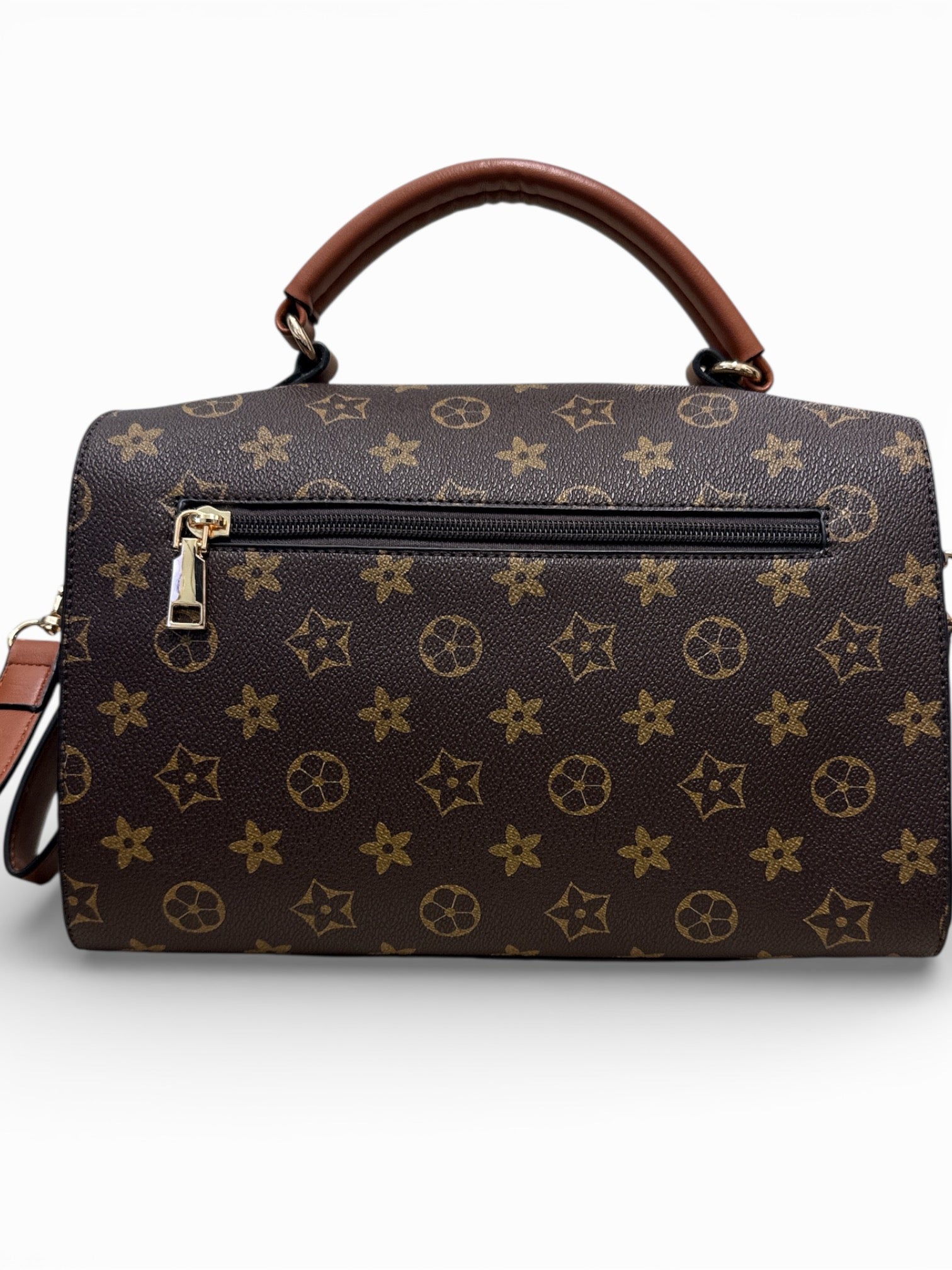 Diamond print Satchel Bag - Chandeliers Boutique ny